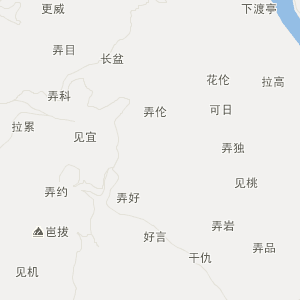 广西河池东兰地图图片