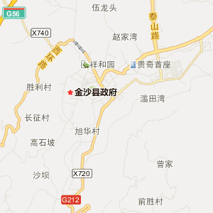 金沙县沙土镇地图图片