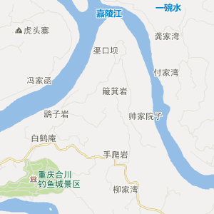 合川地理位置图片