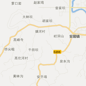 遂宁市安居区历史地图
