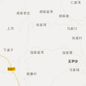 甘肃天水秦安县地图图片