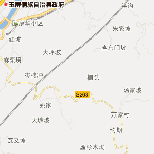 铜仁市玉屏侗族自治县地理地图