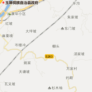 玉屏地图全图高清版本图片