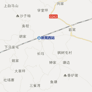 新晃县乡镇地图图片