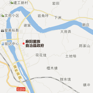 麻阳县高村镇地图图片