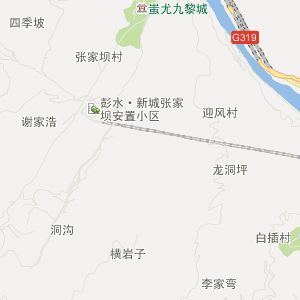 彭水县城地图图片