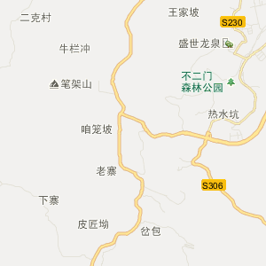 湘西土家族苗族自治州永顺县地图