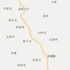 汉中市镇巴县地图