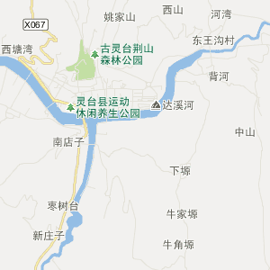 平涼市靈臺縣地圖