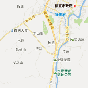 信宜乡镇分布地图图片