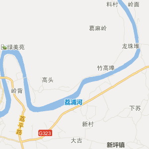 桂林市荔浦市地理地图