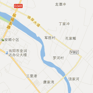 湖北当阳市乡镇地图图片