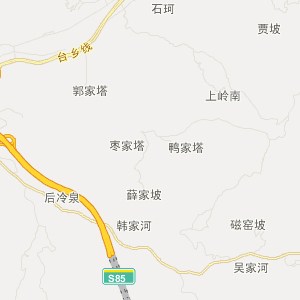 临汾市乡宁县地理地图