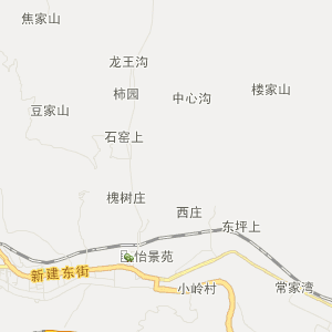 沁水县城地图图片