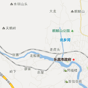 乐昌市乡镇地图图片