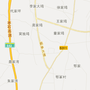 沙洋县毛李镇地图图片