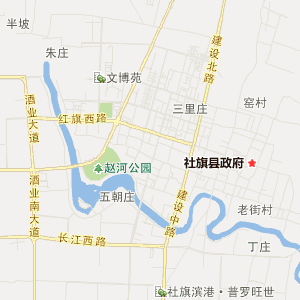 社旗县饶良镇地图图片