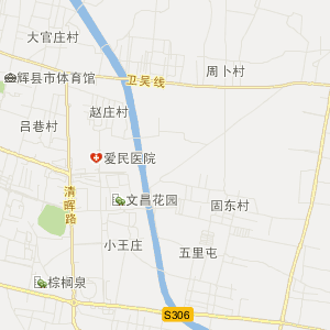 新乡市辉县市地图