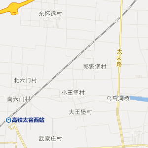 晋中市太谷区地理地图