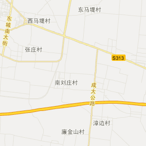邯郸市成安县金融休闲地图