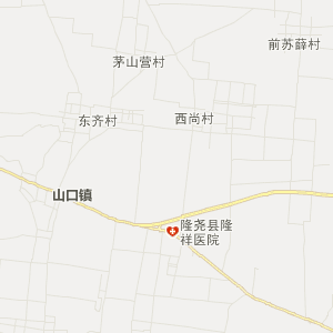 隆尧县城地图高清图片