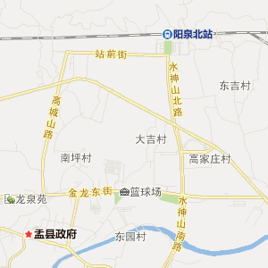 阳泉市盂县地理地图