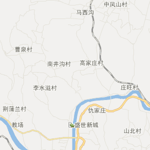 石家庄市井陉矿区地理地图