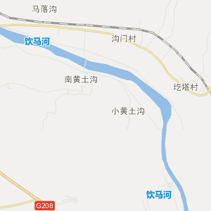 丰镇市城区地图图片