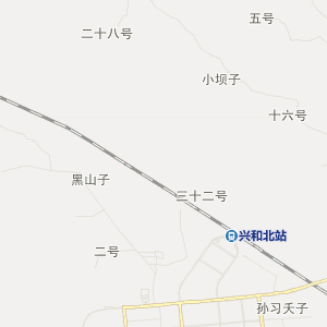 兴和县乡镇地图图片