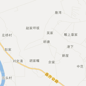 上饶市余干县地图