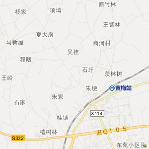 湖北黄梅县地图高清图片
