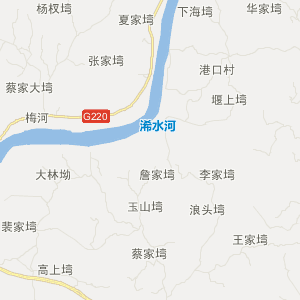 黄冈市浠水县地图
