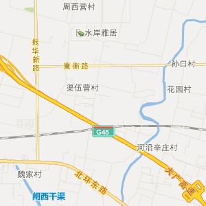 衡水市区地图 桃城区图片