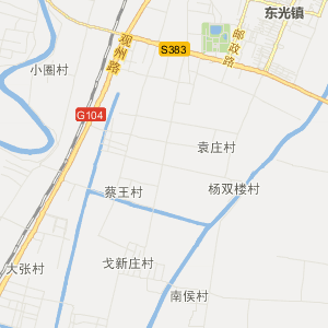 东光县城详细地图图片