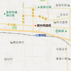 晋州市市区地图图片