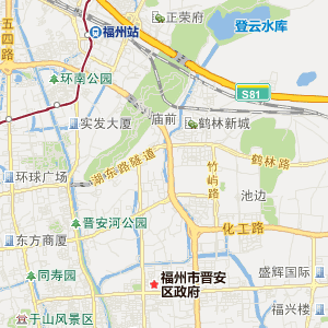 福州市晋安区地图