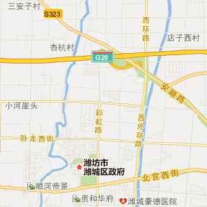 潍坊市潍城区历史地图