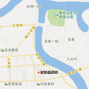 射阳河地图图片