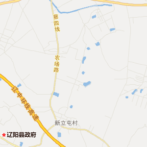 辽阳市辽阳县地图