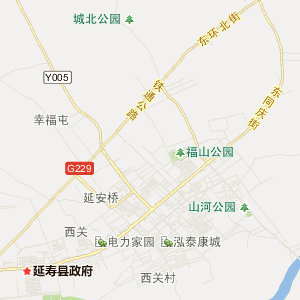 哈尔滨市延寿县地图