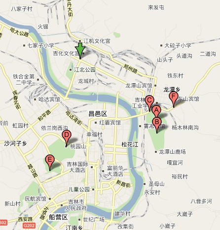 吉林双塔市地图图片