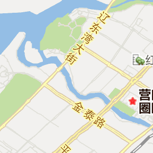 鲅鱼圈辽东湾大街地图图片