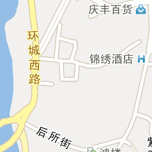 惠州步行街地图图片